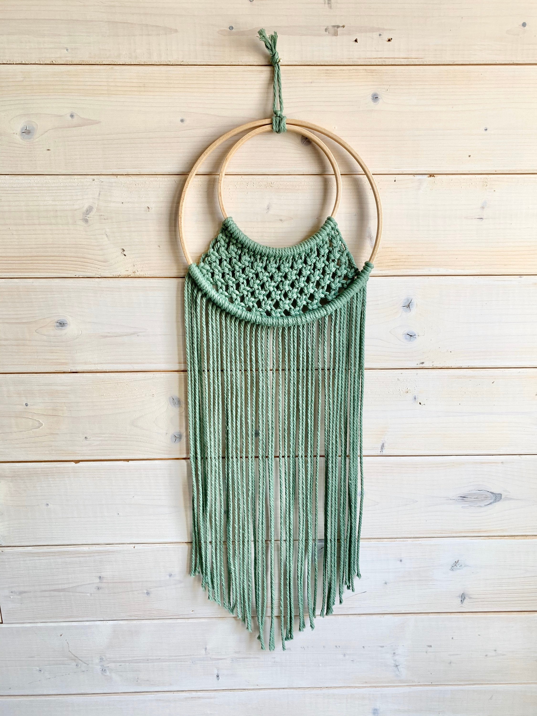 RÊVE DOUX Capteur de reves macramé choix de couleurs ...