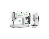 Zoje ZJ457D 3 Three Step Zig Zag Straight twin needle w Servo Motor,Table for Singer 20U,lamp .Assembly required.DIY