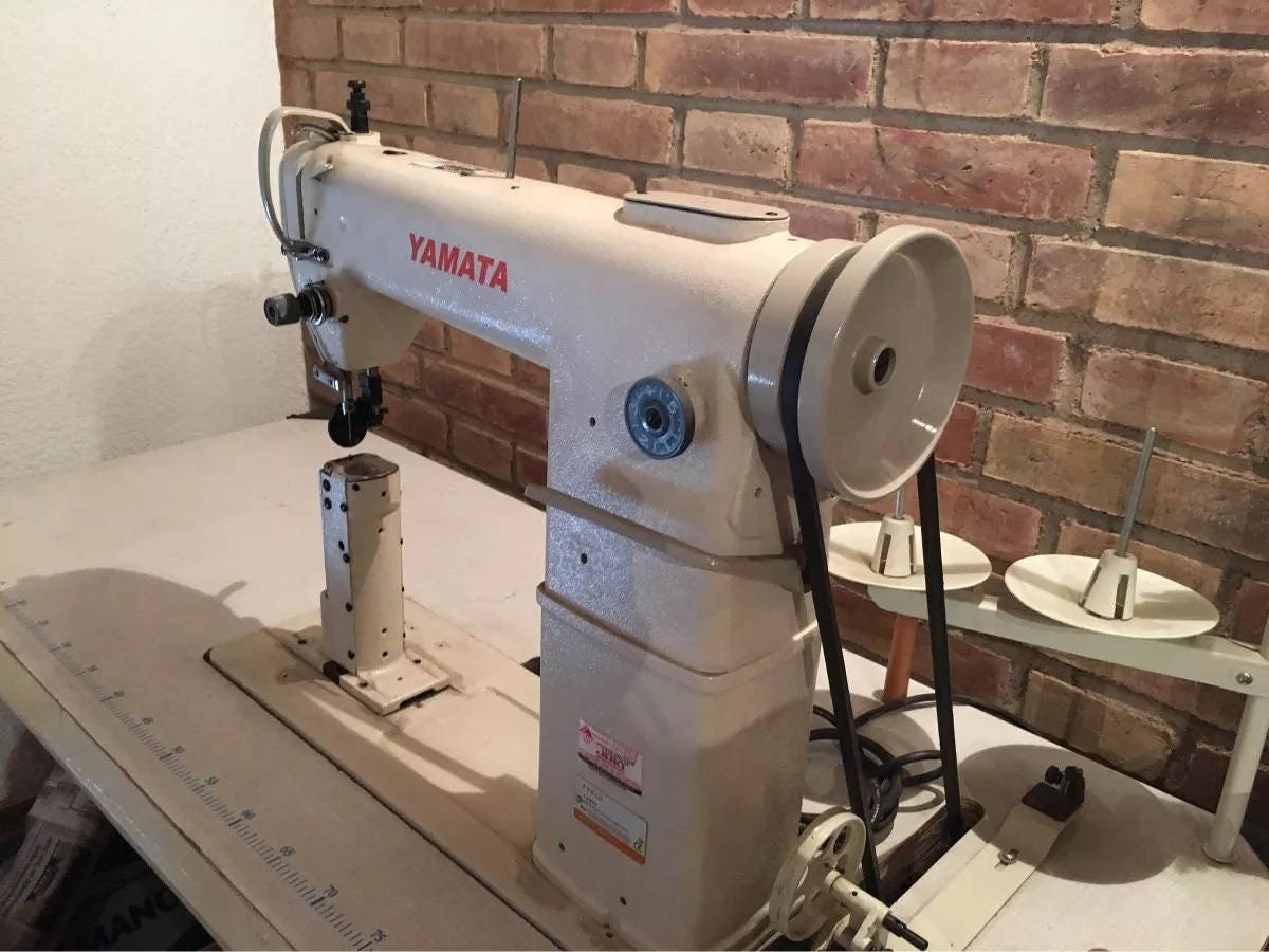 Yamata FY810 Sewing Machine Wig Attachment Post Bed Roller Etsy