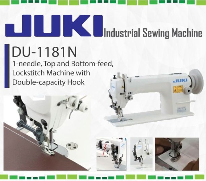 Juki Du 1181n Top And Bottom Feed Walking Foot Sewing Machine - Juki Leather Sewing Machine 1508 Juki Du 1181n Top And Bottom Feed Walking Foot Sewing Machine - Juki Leather Sewing Machine 1508