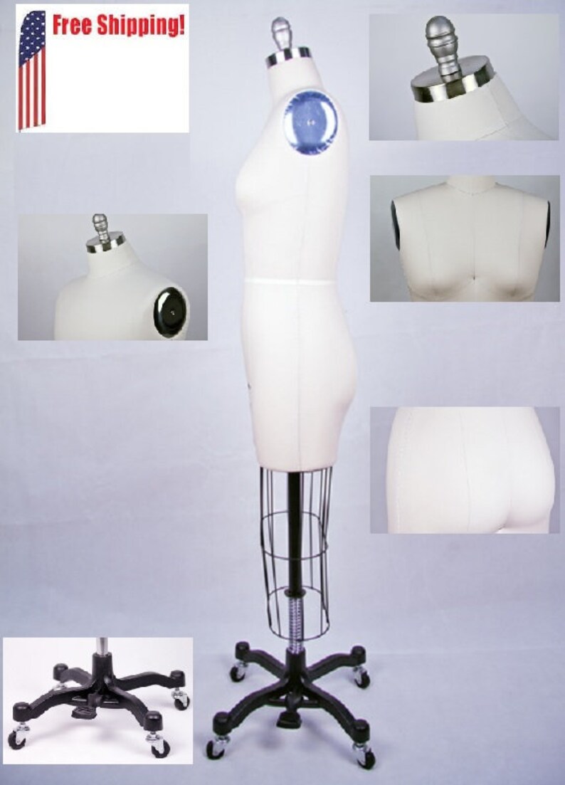 Professional Dress Form Mannequin with Collapsible Shoulders | Etsy