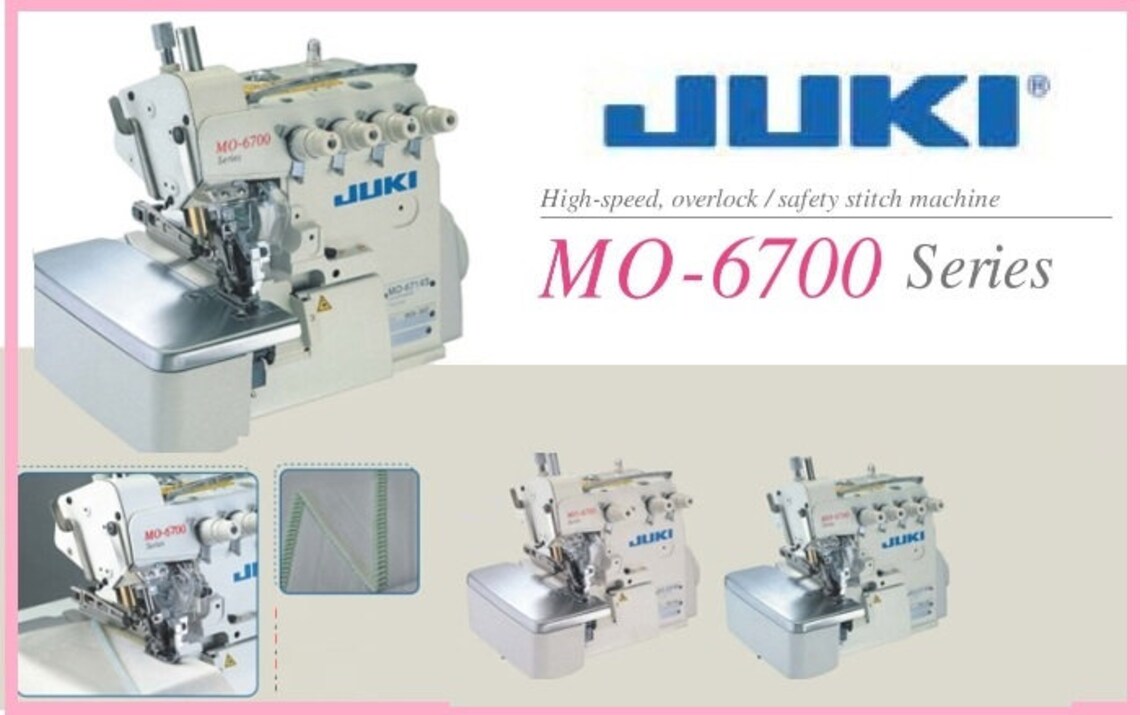 Industrial Serger Overlock Machine Juki MO6700 34 or 5 Etsy