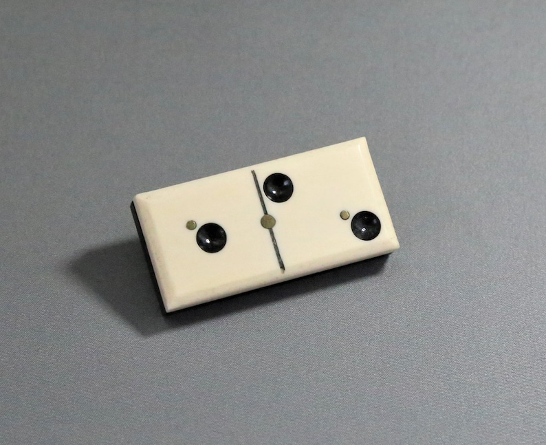Domino Brooch / Domino Pin / Vintage Dominos / Australian Etsy Australia