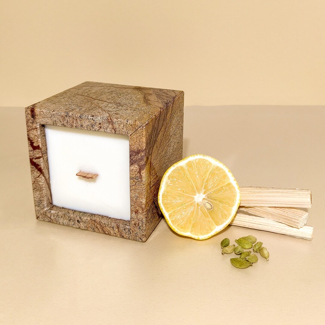 Refillable Non Toxic Candle Minimalist Design Candle Natural Etsy