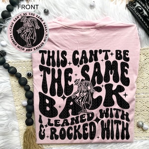 This Can't Be The Same Back Tee