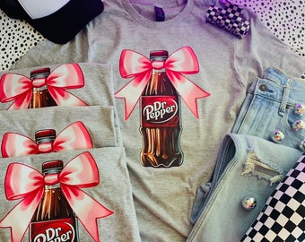 Dr. Pepper Bow Tee