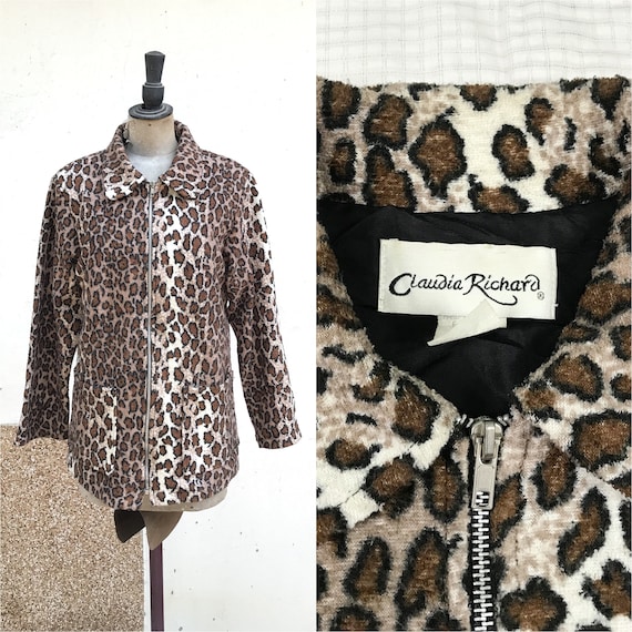 S Vintage Claudia Richard Leopard Women Jacket USA - Etsy S Vintage Claudia Richard Leopard Women Jacket USA - Etsy