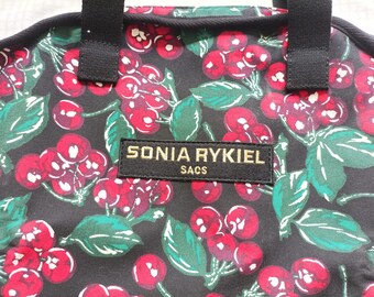 Sonia Rykiel SACS Cherry Semi Circle Tote Bag Japan - Etsy