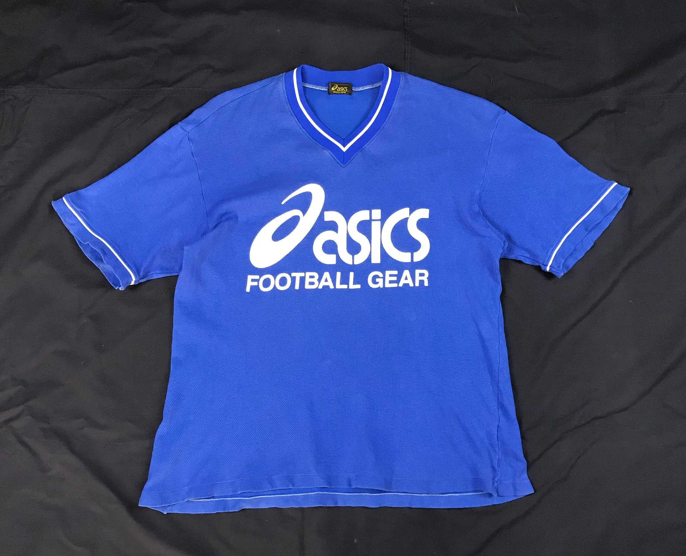 Vintage Large Asics Football Gear V Neck Jerseys - Etsy