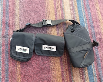 Vintage O'neill Embroidered Logo Sling Bag: Y2K Gray Orange Waist