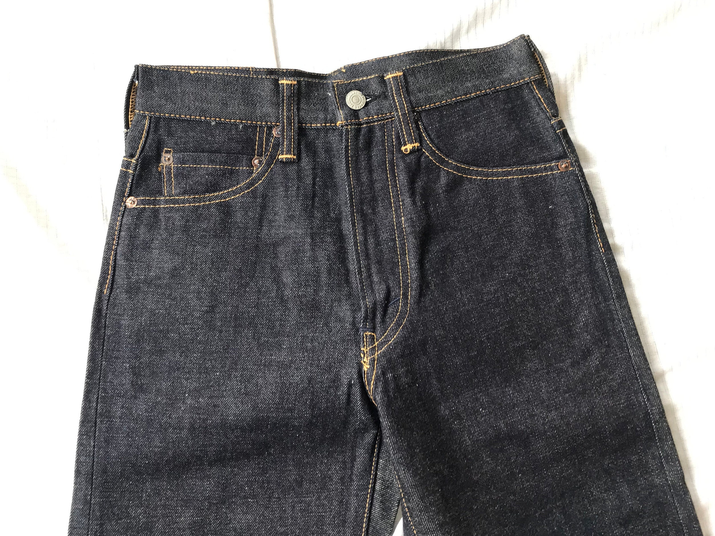VTG Y2K No Fear Blue archive zony inc skull denim jacket Jeans 