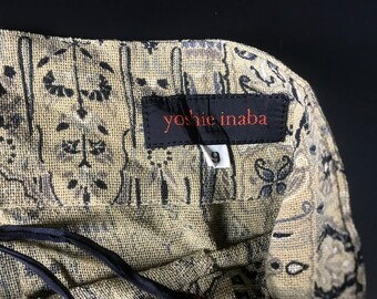YOSHIE INABA Vintage Handkerchief 19 X 19 Inches, Vintage