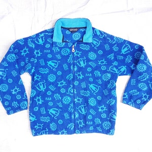 Lands&#39;end Blue Fleece M 10-12