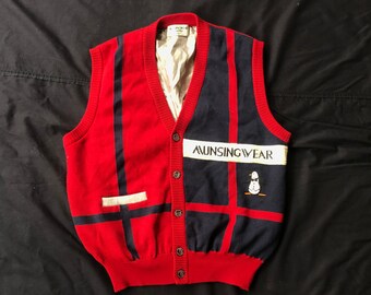 Large Grandslam Munsingwear Vest