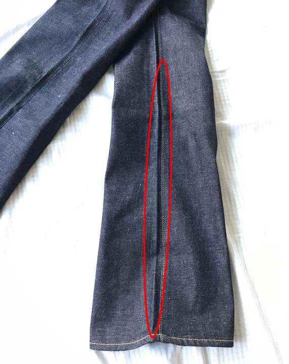 26 Skull Jeans by an Alchemist Raw Boot Cut Zip Jeans Denim
