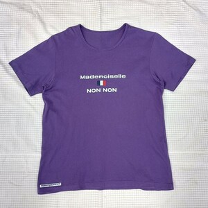 a1028◆Mademoiselle NON NON SPORTS 2Bテーラードジャケット◆マドモアゼルノンノンスポーツ パパス ベージュ色 コットン綿9B