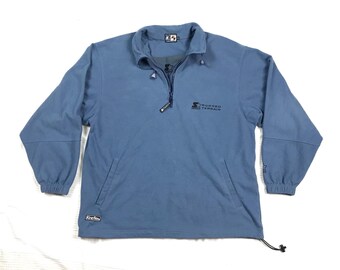 Starter Rugged Terrain Kineflex Blue Fleece Pullover Jacket Sz L