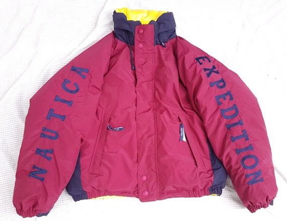 Vintage 90s Nautica Expedition down jacket reversi