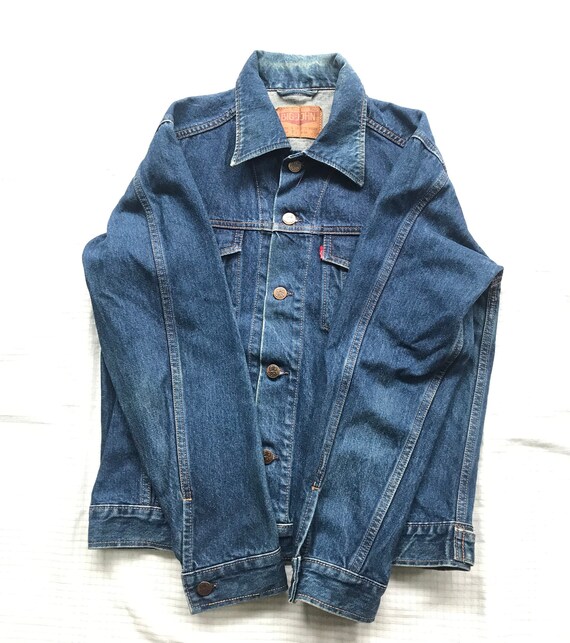 VTG 80s Big John Denim Jean Jacket 2 Pocket Japan Sz 38 / S - Etsy