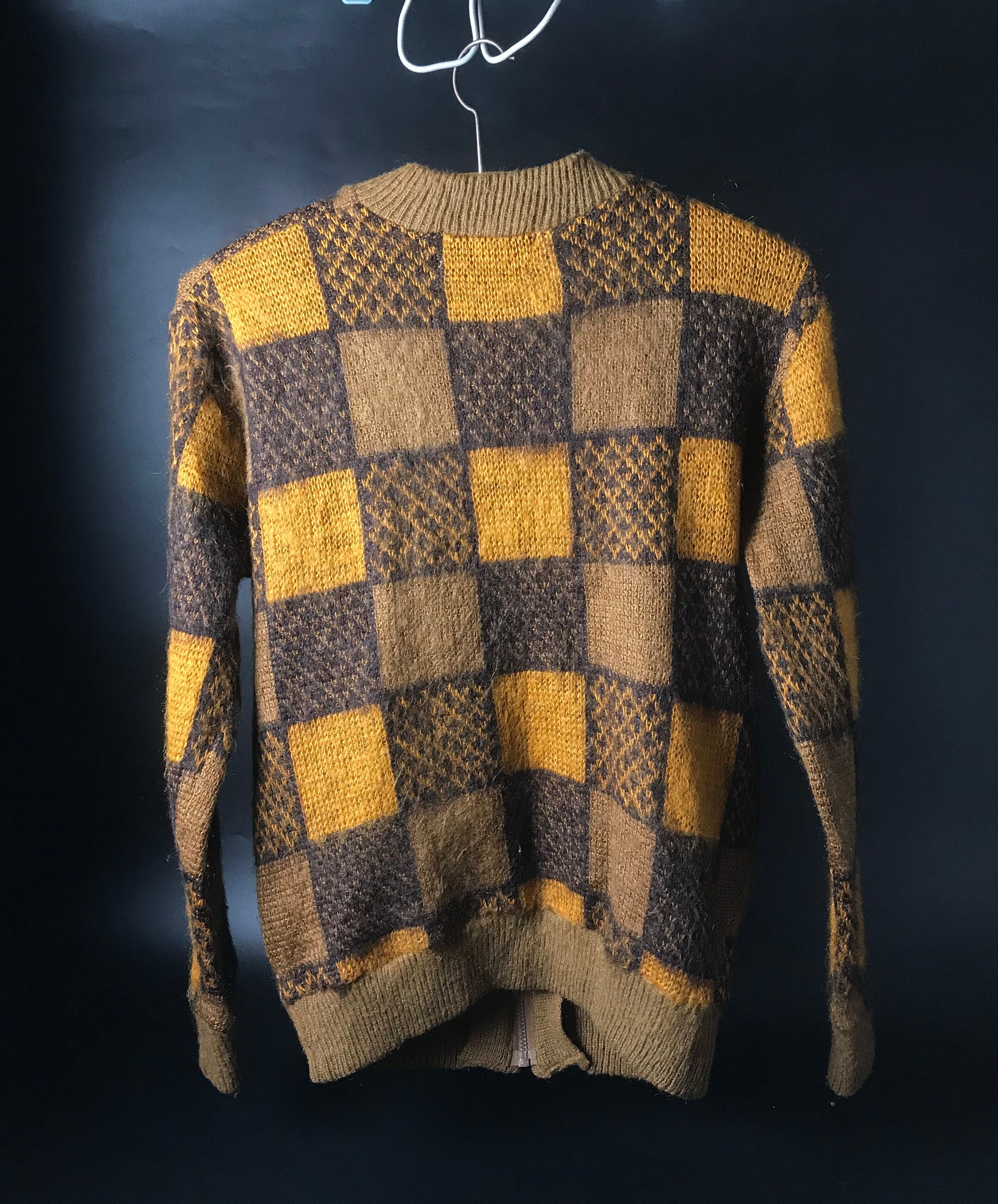 カントリー スクワイア ジャンセン VTG ジップ セーター 70年代