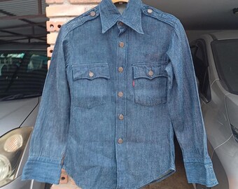 70S Edwin Japan Denim Shirt Sz SS