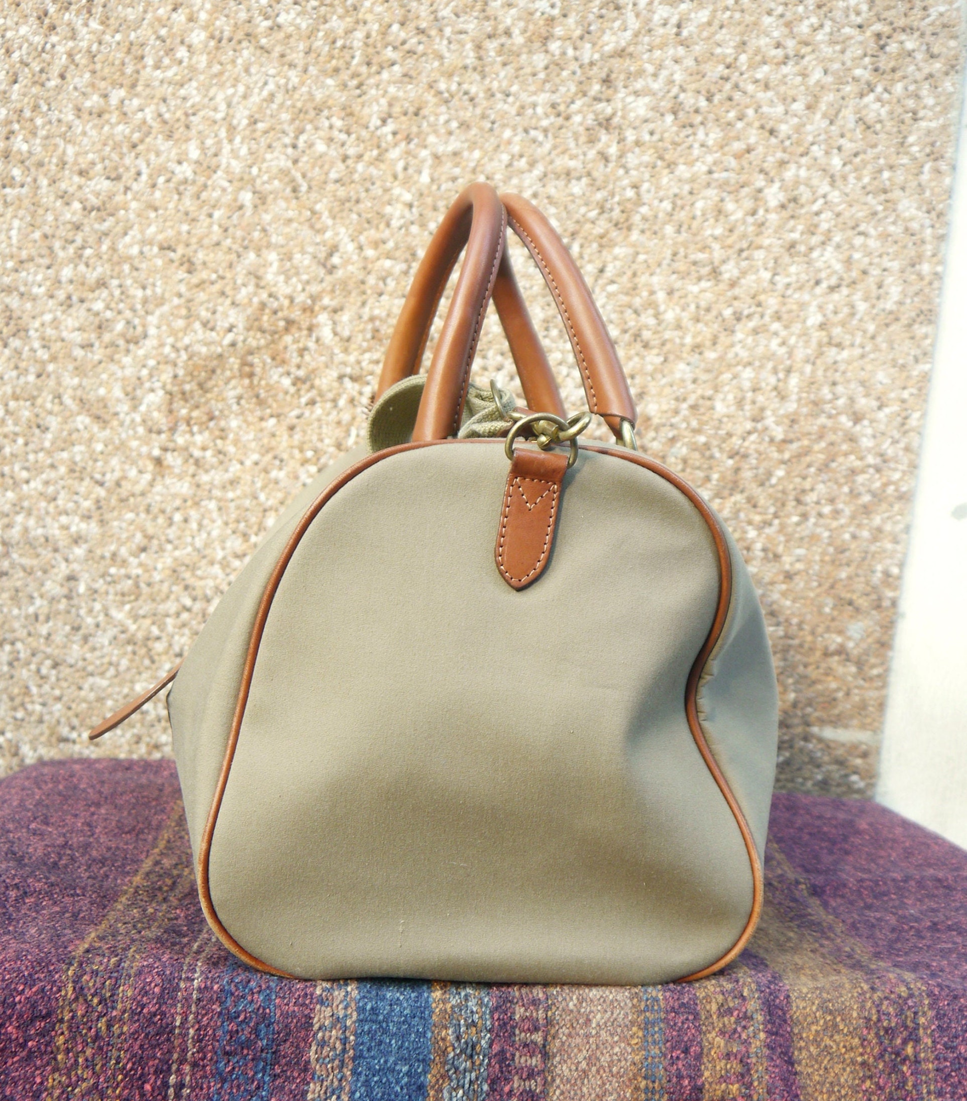 Margaret Howell Beige Medium Boston Bag - Etsy