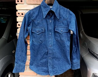 VTG Ladies Edwin Japan Denim Shirt SS