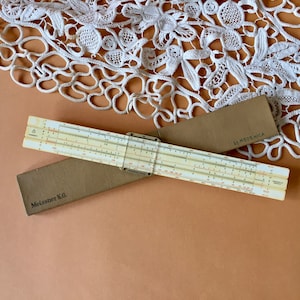 Vintage Meissner KG - Regolo calcolatore Variant Made in Germany, scatola originale