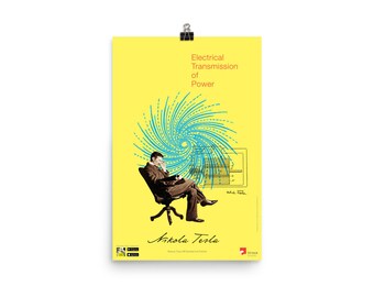 Nikola Tesla AR Poster