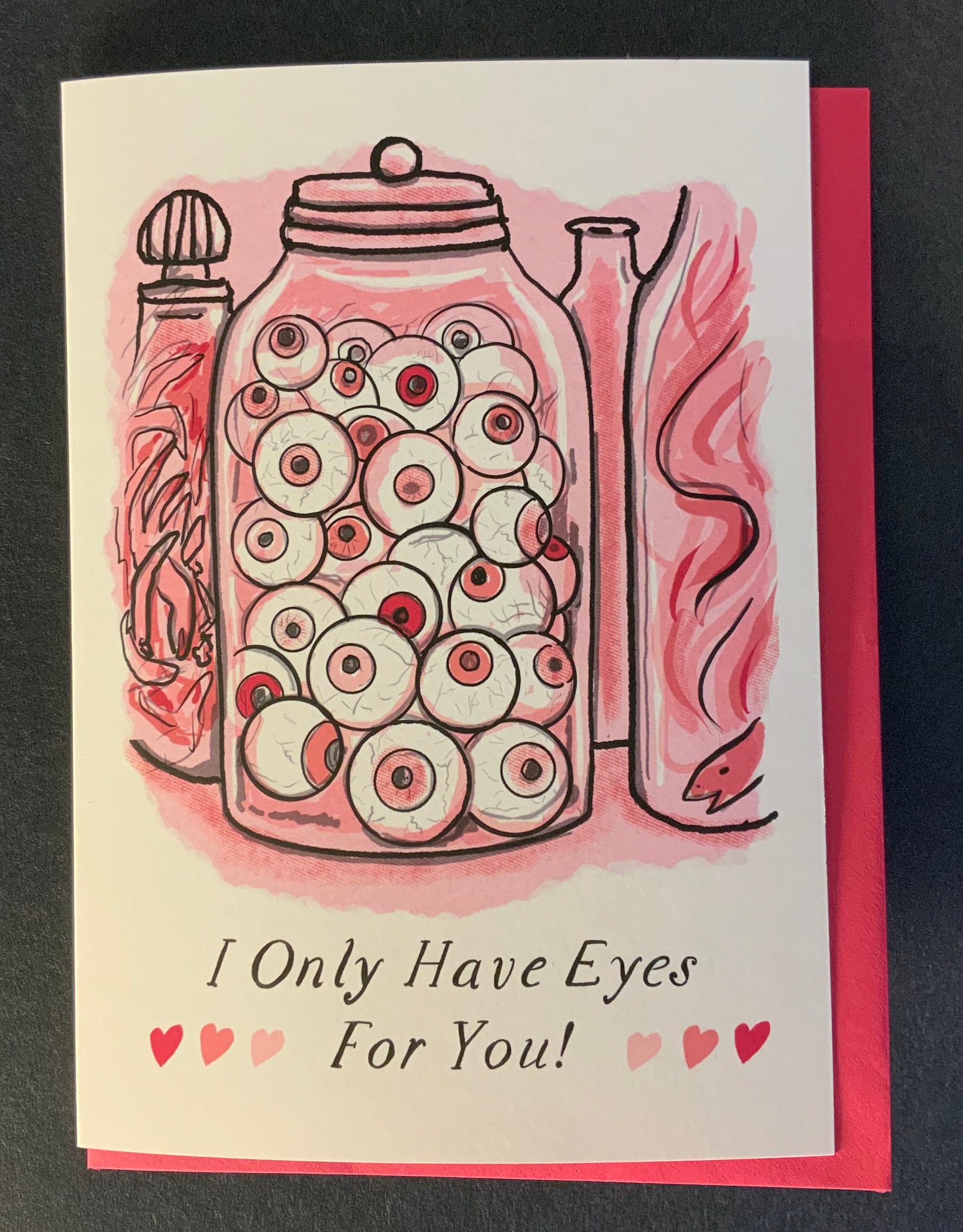I Only Have Eyes For You greeting card Etsy.de