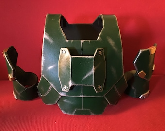 Sci Fi Link Chestpiece and Bicep Armor Template