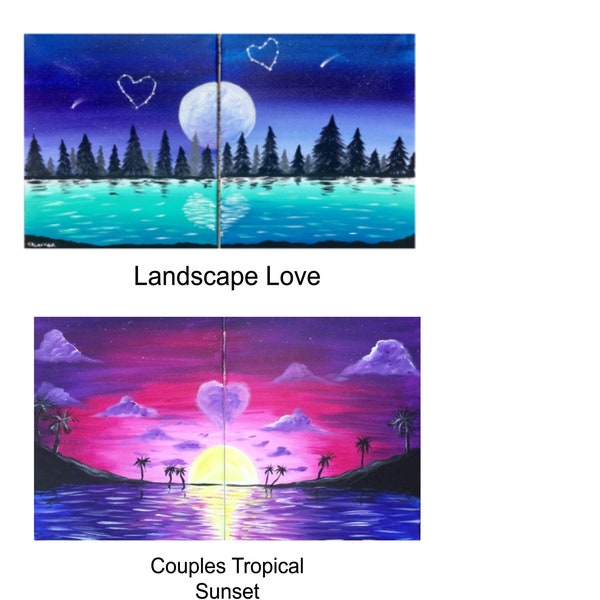 Date Night Paint Kit Etsy