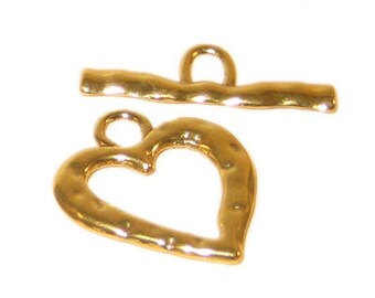 24 x 22mm Gold Toggle Clasp