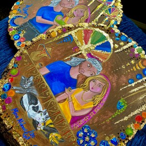 Mixed media on wood (Small/Medium)