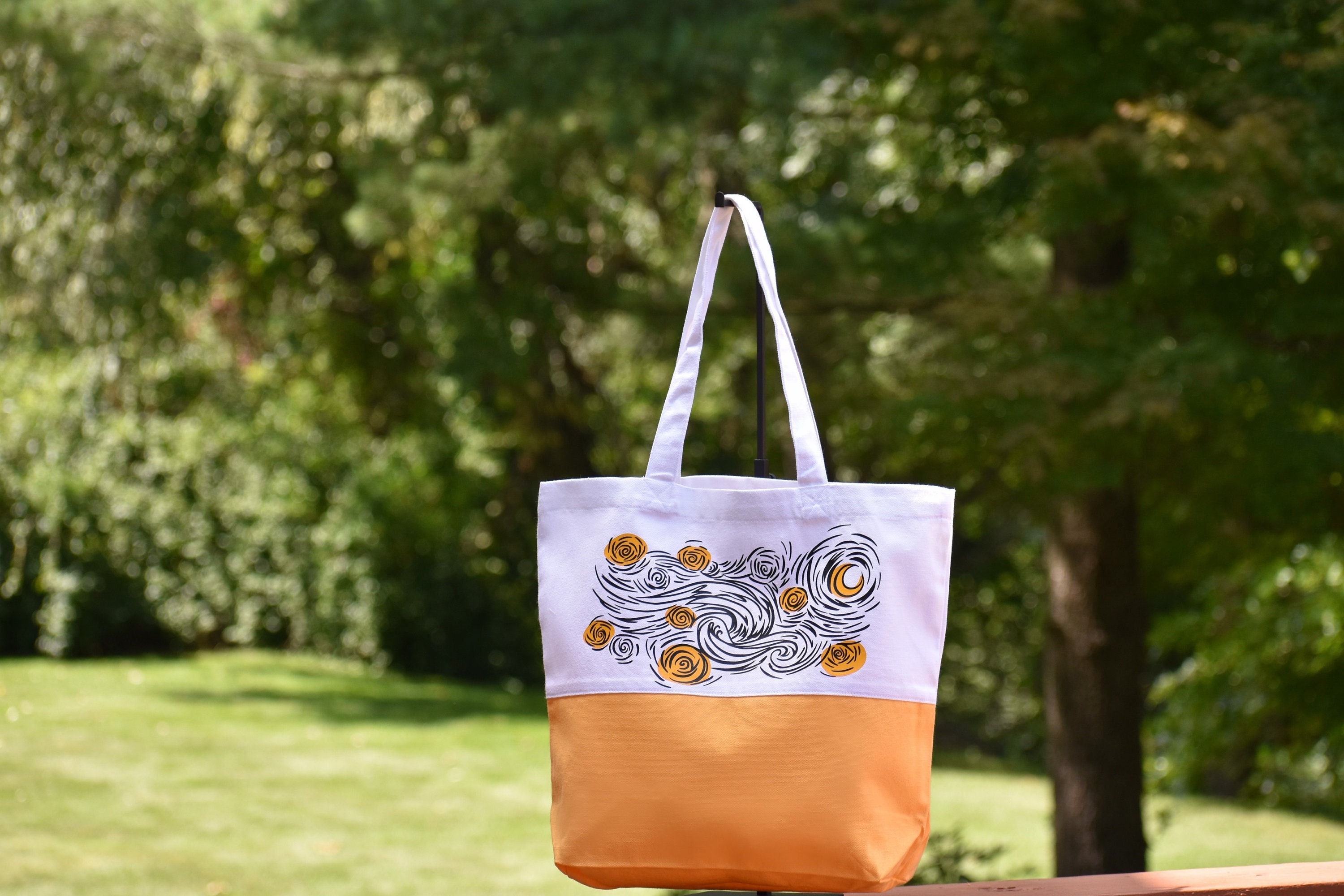 Van Gogh Tote Bag, produce borse, borsa estetica, borsa alla moda, borse carine, borsa di tela