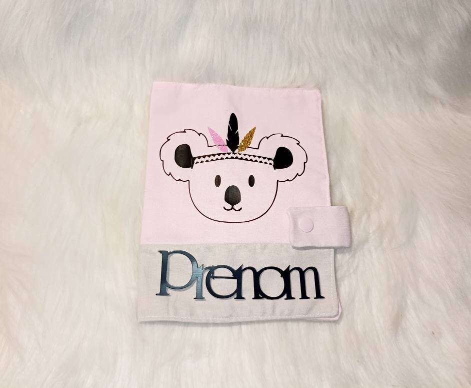 Protège Carnet de Santé Personnalisable , A Personnaliser avec Prénom