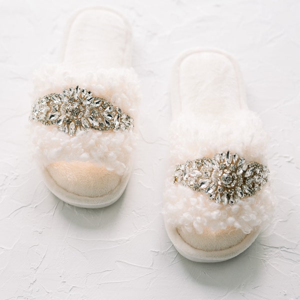 The Ava Bridal Slippers