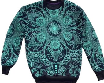 Psychedelic Huichol Eye of God Sweatshirt