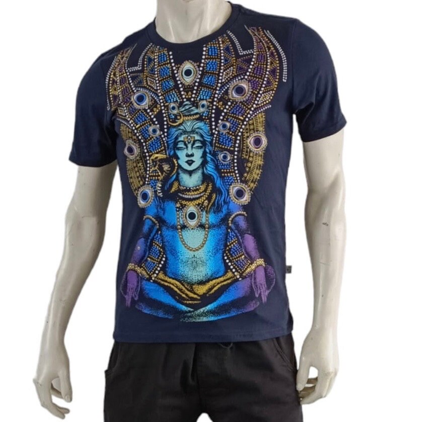【希少★レア】goa ゴアTシャツ　エスニック柄　２点セット NEW JAPONICA 半袖Tシャツ「鈴木ｾｲｺﾞ #1」ﾌﾞﾙｰ XLｻｲｽﾞ – EM STOCK
