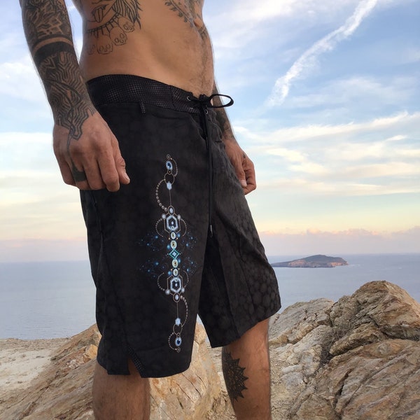 Psychedelische Boardshorts