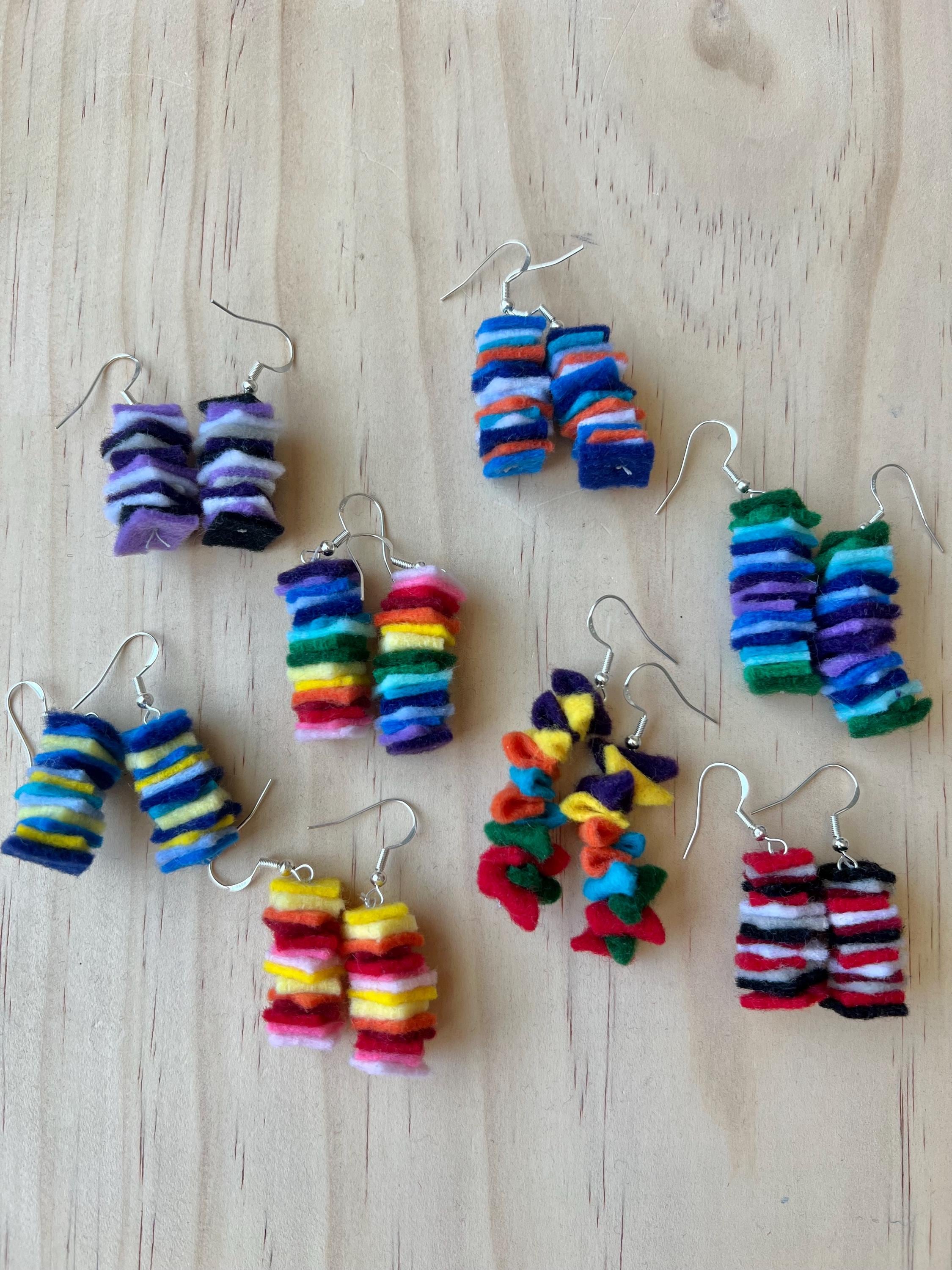 Felt Earrings