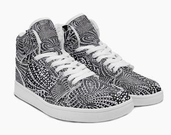 Art print sneakers