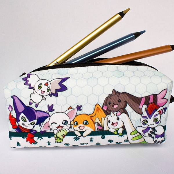 Digimon friends pouch pencilcase