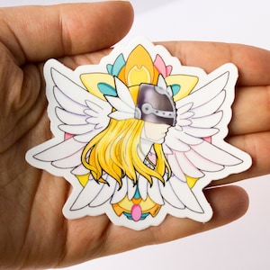 Angewomon-Vinylaufkleber