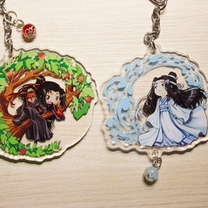 MXTX MDZS p4p transparent keychains