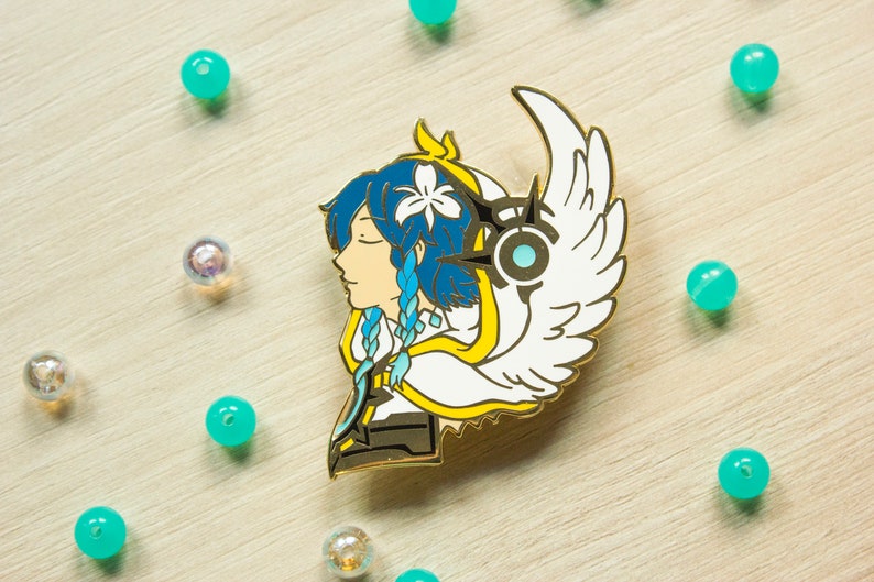 Genshin Impact Enamel Pins Archons 25 Venti Zhongli Etsy Singapore