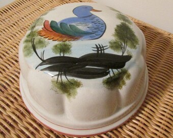Vintage ABC Bassano Vintage Duck Dome Mold Wall Hanging Art