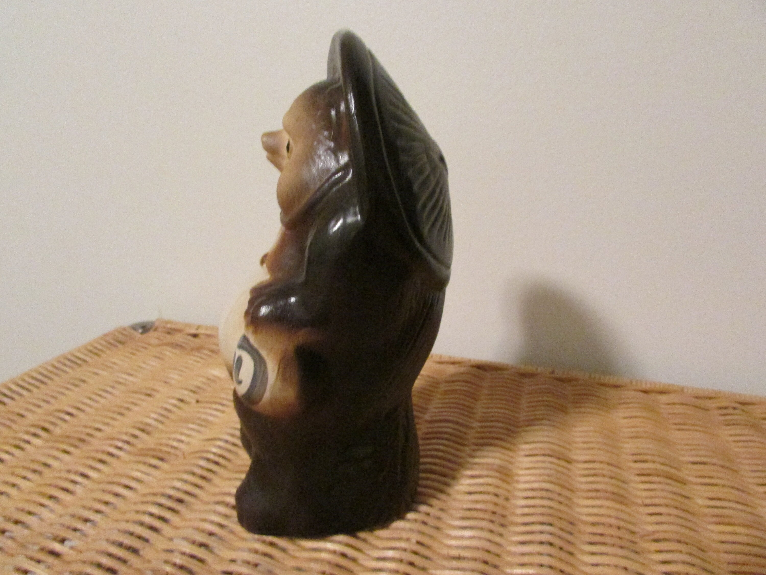 Rare Vintage Tanuki Raccoon Dog Statue Japanese Tanuki Wild Etsy