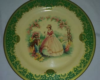 Vintage Baret Ware made in England,Arbour,Johnson&quot;s dry goods,Tin Tray,Serving tray,Display tin tray