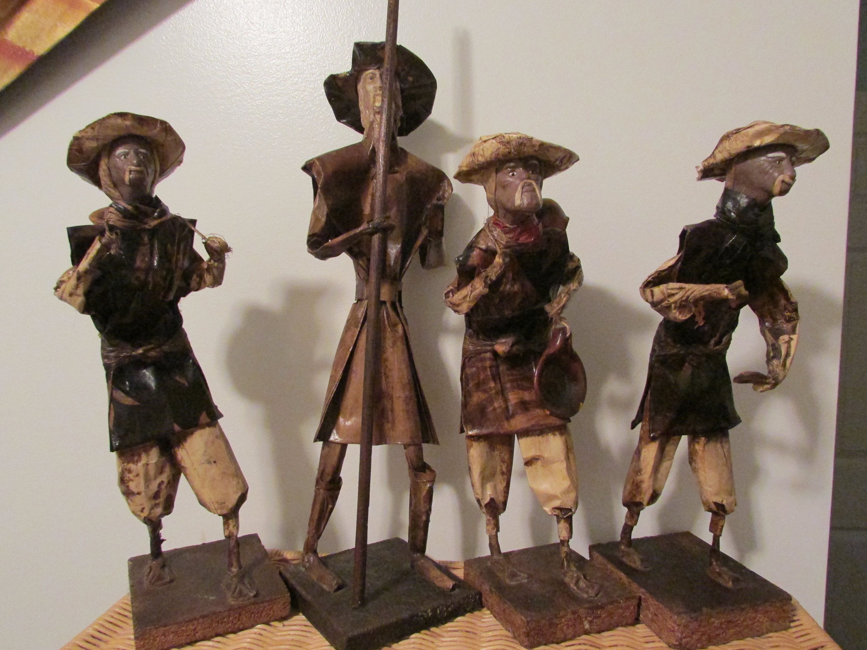 Vintage Paper Mache Figurines Made in Mexico Etsy